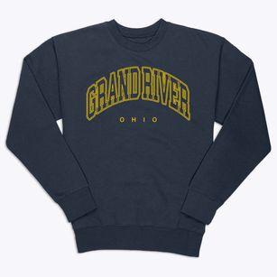 Grand River Ohio Inline Premium Crewneck Sweatshirt