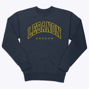 Lebanon Oregon Inline Premium Crewneck Sweatshirt