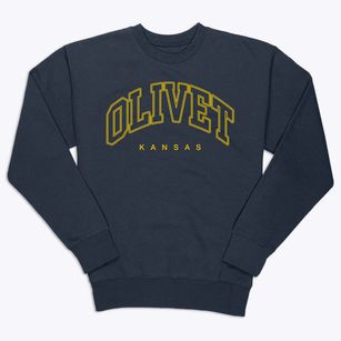 Olivet Kansas Inline Premium Crewneck Sweatshirt