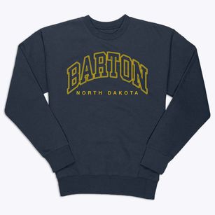 Barton North Dakota Inline Premium Crewneck Sweatshirt