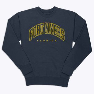 Fort Myers Florida Inline Premium Crewneck Sweatshirt