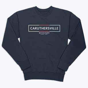 Caruthersville Missouri Artbox Premium Crewneck Sweatshirt