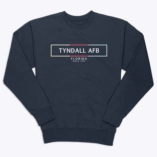 Tyndall Afb Florida Artbox Premium Crewneck Sweatshirt