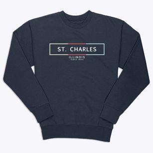 St. Charles Illinois Artbox Premium Crewneck Sweatshirt