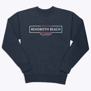 Rehoboth Beach Delaware Artbox Premium Crewneck Sweatshirt