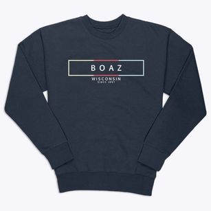 Boaz Wisconsin Artbox Premium Crewneck Sweatshirt