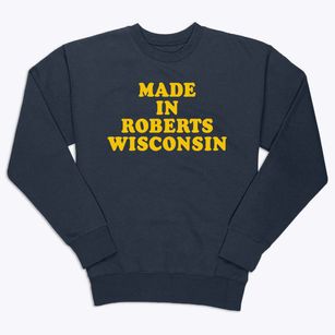 Roberts Wisconsin Classic 70s Premium Crewneck Sweatshirt