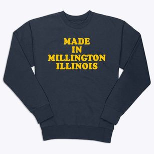 Millington Illinois Classic 70s Premium Crewneck Sweatshirt