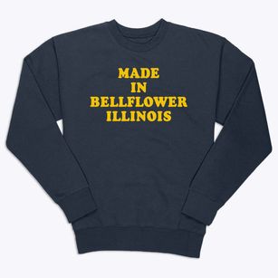 Bellflower Illinois Classic 70s Premium Crewneck Sweatshirt