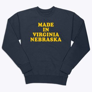 Virginia Nebraska Classic 70s Premium Crewneck Sweatshirt