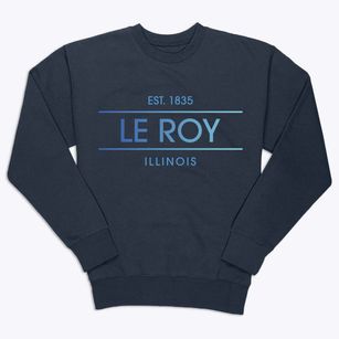 Le Roy Illinois Horizon Premium Crewneck Sweatshirt