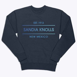Sandia Knolls New Mexico Horizon Premium Crewneck Sweatshirt