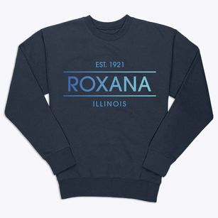 Roxana Illinois Horizon Premium Crewneck Sweatshirt