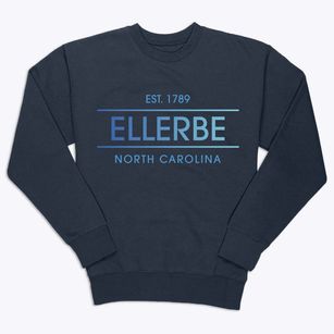 Ellerbe North Carolina Horizon Premium Crewneck Sweatshirt