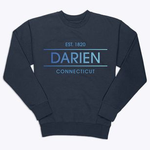 Darien Connecticut Horizon Premium Crewneck Sweatshirt