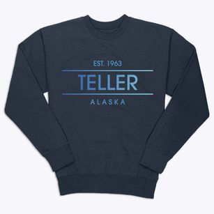 Teller Alaska Horizon Premium Crewneck Sweatshirt