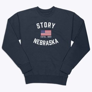 Story Nebraska Patriot Premium Crewneck Sweatshirt