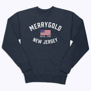 Merrygold New Jersey Patriot Premium Crewneck Sweatshirt