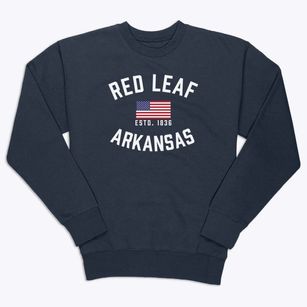 Red Leaf Arkansas Patriot Premium Crewneck Sweatshirt