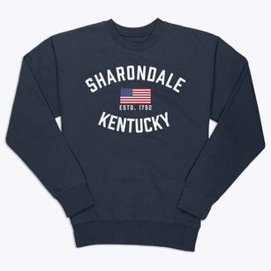 Sharondale Kentucky Patriot Premium Crewneck Sweatshirt