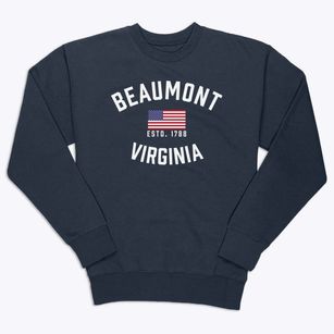 Beaumont Virginia Patriot Premium Crewneck Sweatshirt