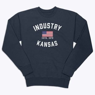 Industry Kansas Patriot Premium Crewneck Sweatshirt