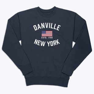 Danville New York Patriot Premium Crewneck Sweatshirt