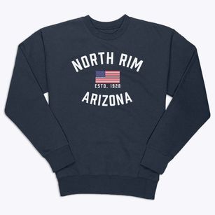 North Rim Arizona Patriot Premium Crewneck Sweatshirt