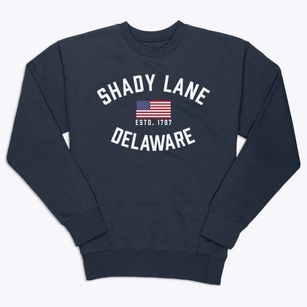 Shady Lane Delaware Patriot Premium Crewneck Sweatshirt