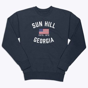 Sun Hill Georgia Patriot Premium Crewneck Sweatshirt