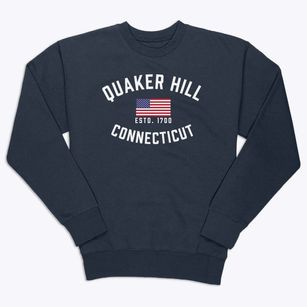Quaker Hill Connecticut Patriot Premium Crewneck Sweatshirt