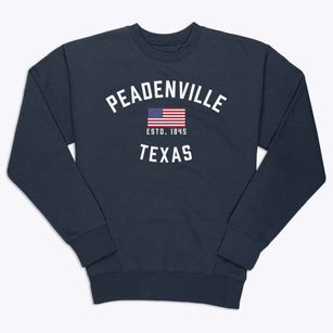 Peadenville Texas Patriot Premium Crewneck Sweatshirt
