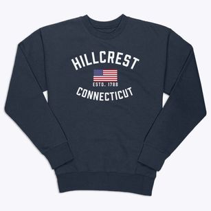 Hillcrest Connecticut Patriot Premium Crewneck Sweatshirt