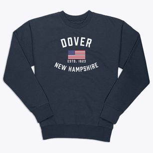 Dover New Hampshire Patriot Premium Crewneck Sweatshirt