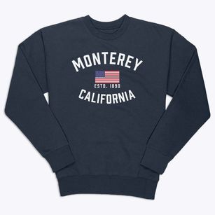 Monterey California Patriot Premium Crewneck Sweatshirt