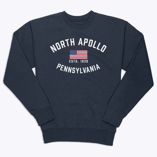 North Apollo Pennsylvania Patriot Premium Crewneck Sweatshirt