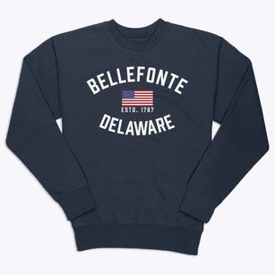 Bellefonte Delaware Patriot Premium Crewneck Sweatshirt