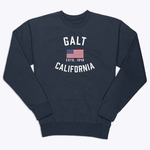 Galt California Patriot Premium Crewneck Sweatshirt
