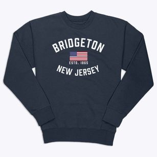 Bridgeton New Jersey Patriot Premium Crewneck Sweatshirt