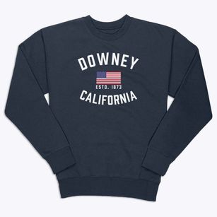 Downey California Patriot Premium Crewneck Sweatshirt