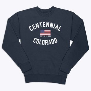 Centennial Colorado Patriot Premium Crewneck Sweatshirt