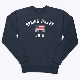 Spring Valley Ohio Patriot Premium Crewneck Sweatshirt