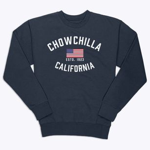 Chowchilla California Patriot Premium Crewneck Sweatshirt