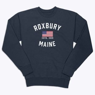 Roxbury Maine Patriot Premium Crewneck Sweatshirt