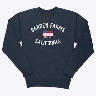 Garden Farms California Patriot Premium Crewneck Sweatshirt