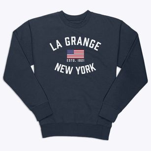 La Grange New York Patriot Premium Crewneck Sweatshirt