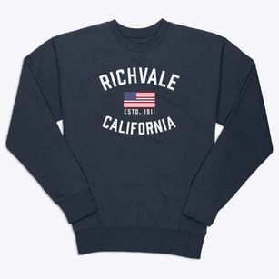 Richvale California Patriot Premium Crewneck Sweatshirt