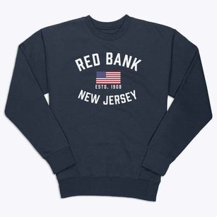 Red Bank New Jersey Patriot Premium Crewneck Sweatshirt
