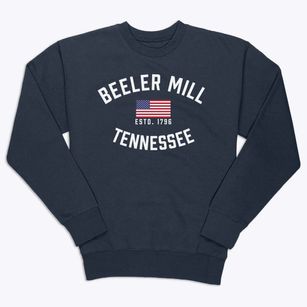 Beeler Mill Tennessee Patriot Premium Crewneck Sweatshirt