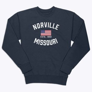 Norville Missouri Patriot Premium Crewneck Sweatshirt